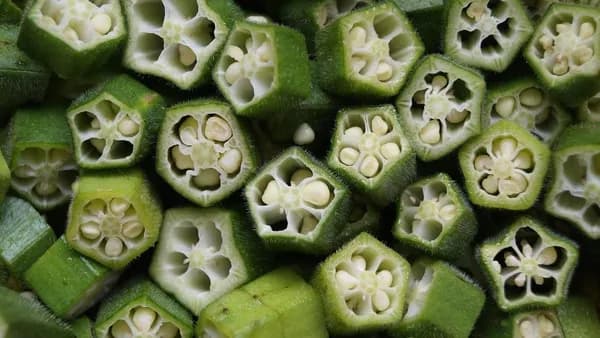 Frozen Sliced Okra